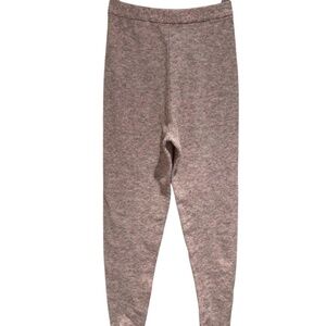 FREE PEOPLE Intimately Free pink & grey knit lounge pant - size xs
